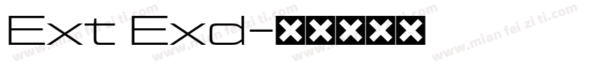 Ext Exd字体转换